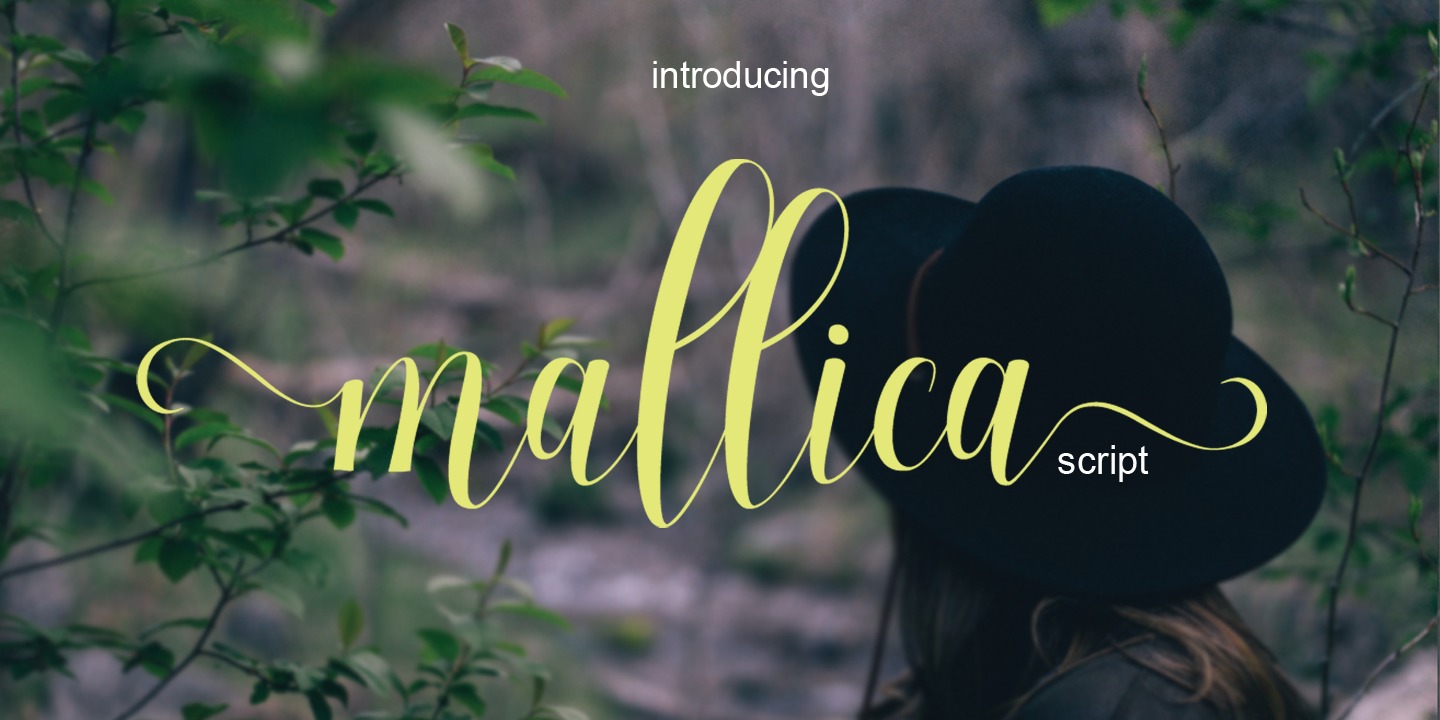 Mallica Regular Font preview
